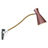 Austrian Mid-Century Pink Wall Lamp by  Rupert Nikoll