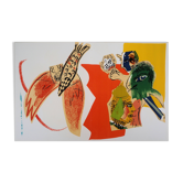 Marc chagall : rêve au cirque - lithographie originale