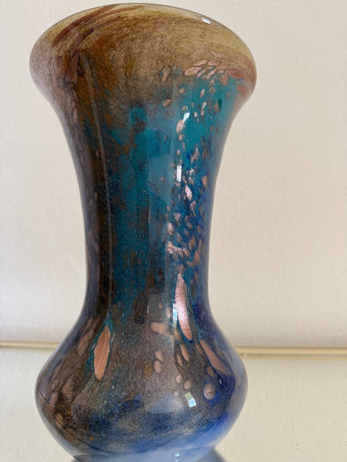 Murano glass vase from the 80s