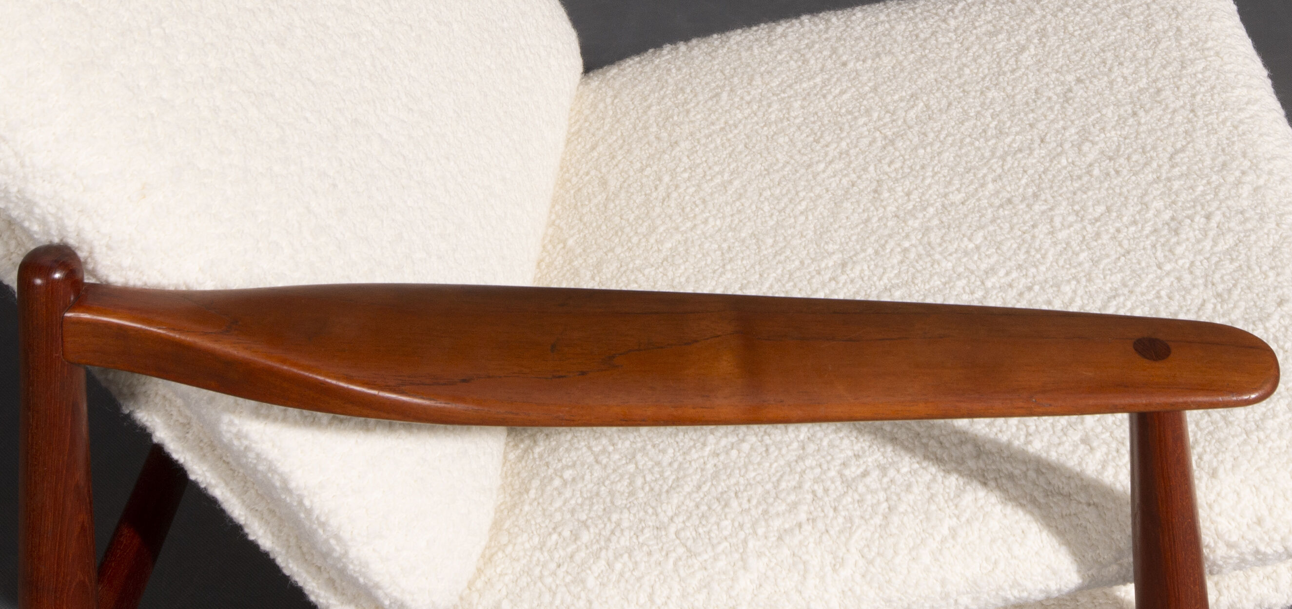 Poul Volther armchair and ottoman by Frem Røjlen