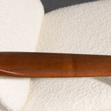 Poul Volther armchair and ottoman by Frem Røjlen