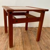 Scandinavian travertine coffee table