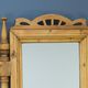 Art nouveau style baltic pine chest of drawers with mirror