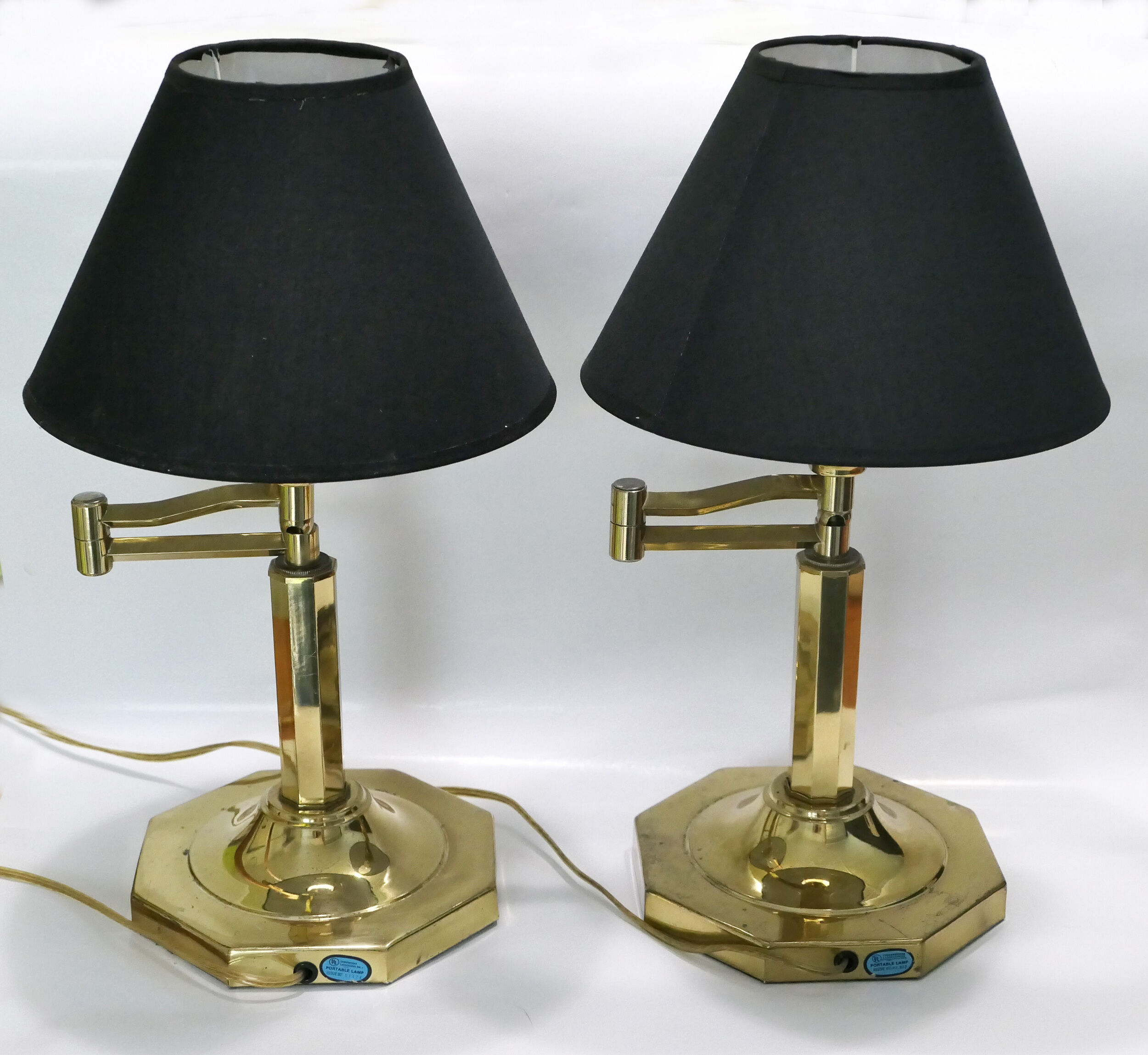 Pair of Hollywood Regency USA 1980's