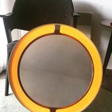 Miroir vintage Allibert, années 70 - 61 cm de diamètre