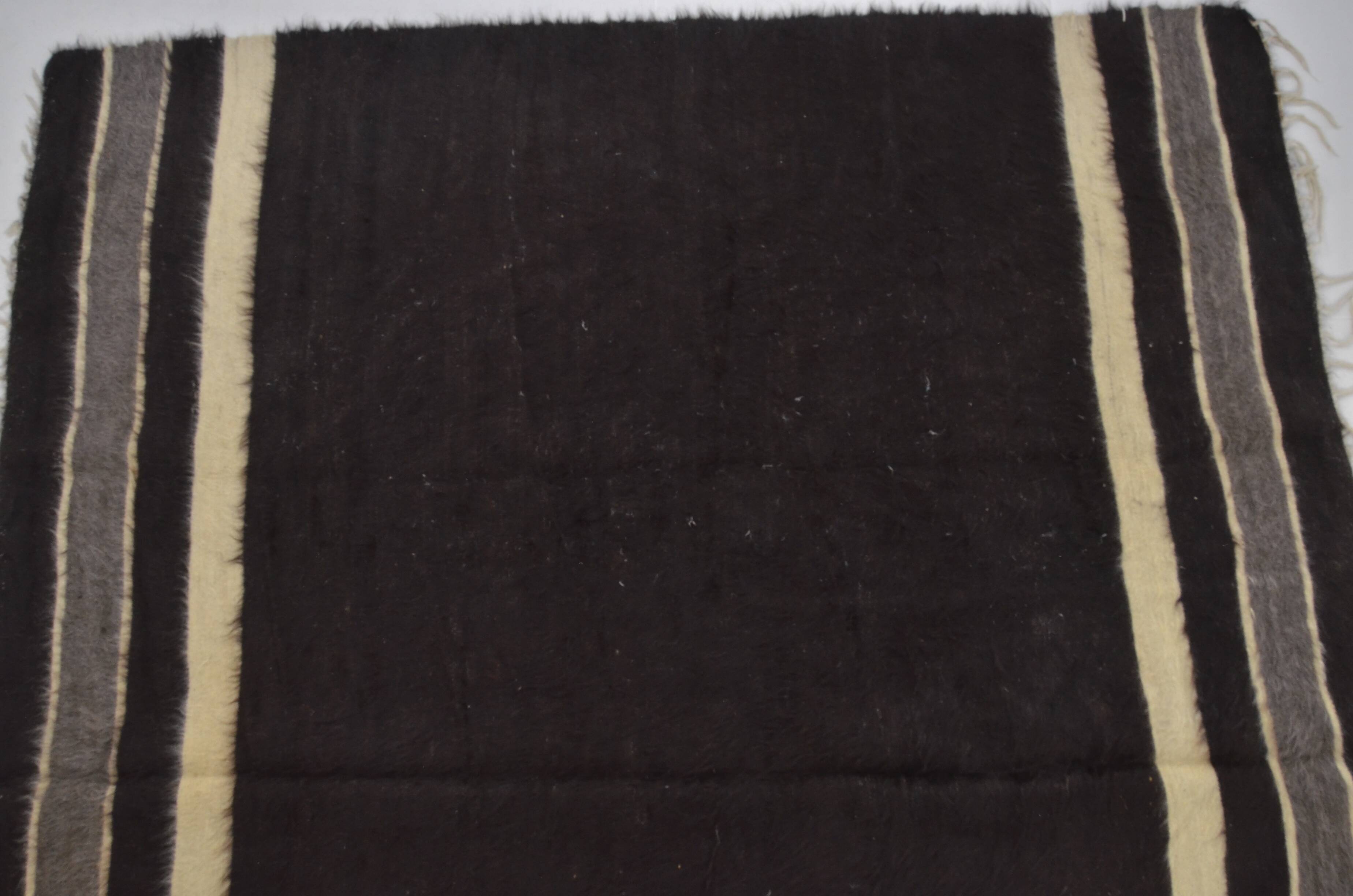 Vintage Anatolian Black Blanket Rug sku 1652