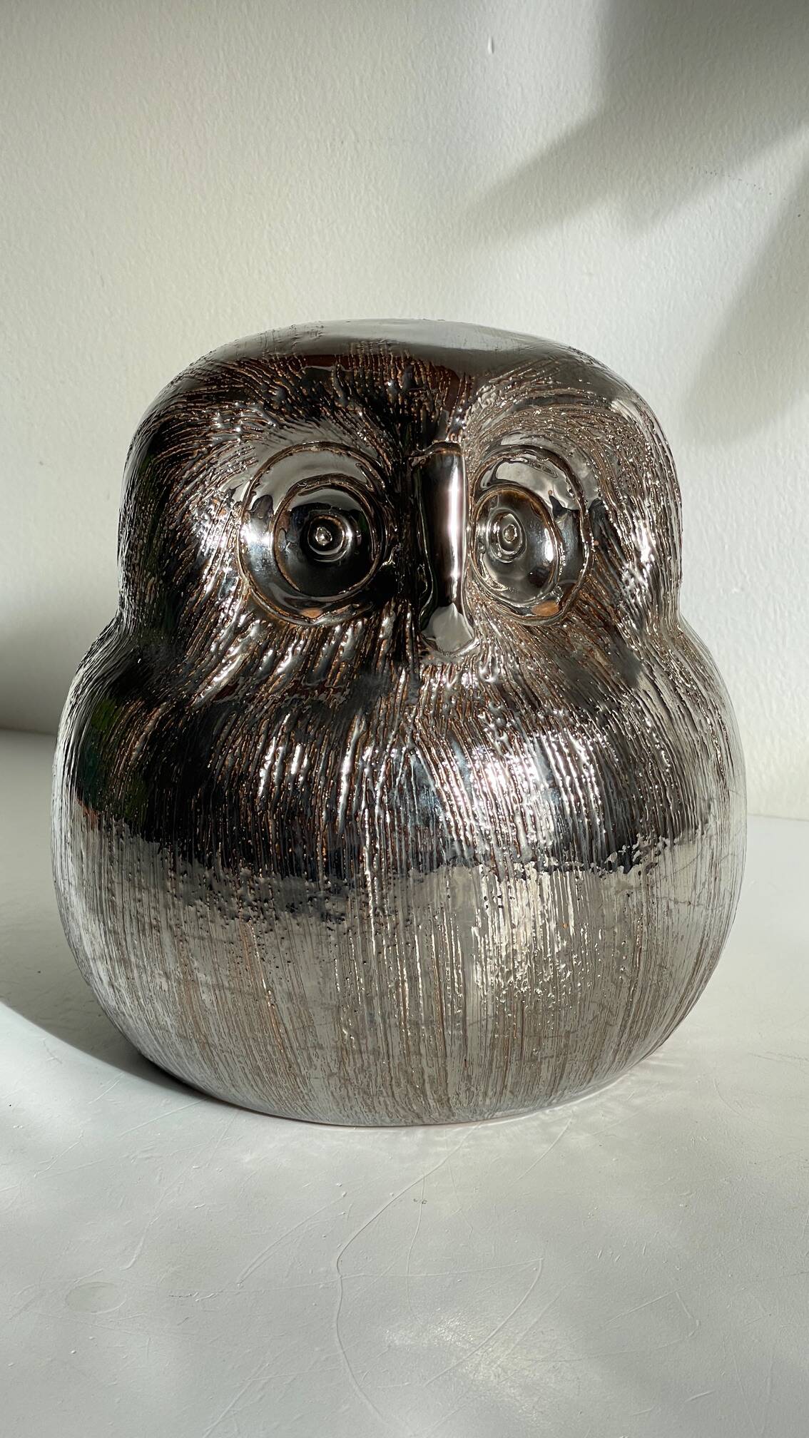 Owl Ceramic by Aldo LONDI