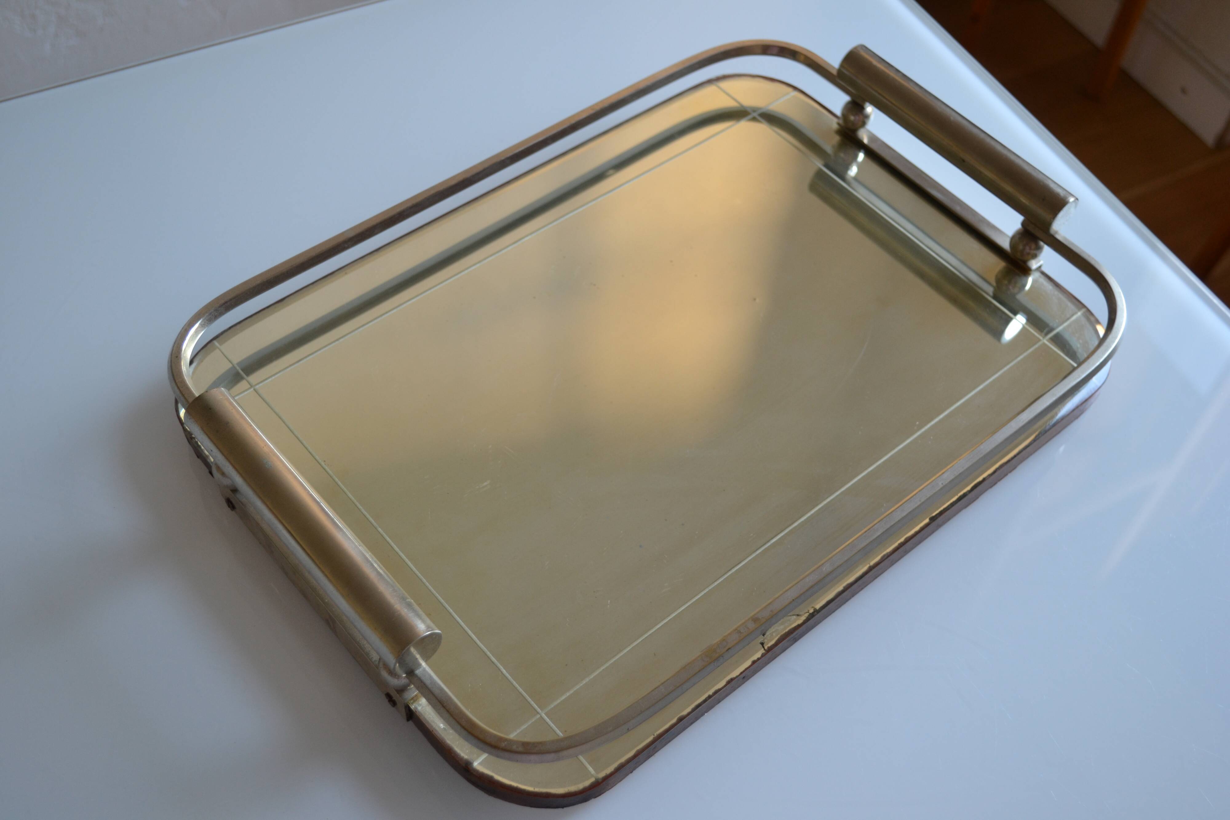 Modernist art deco tray