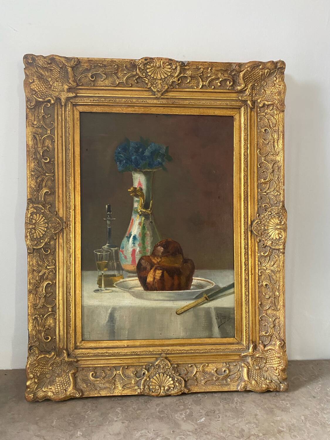 19th century still life signed