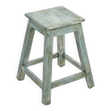 Vintage patinated wooden stool