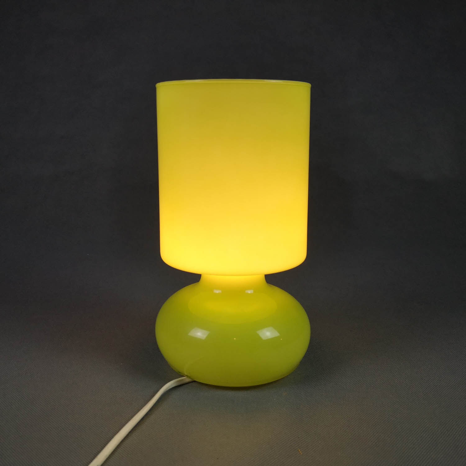 Lykta green anise Vintage lamp Ikea opaline - vintage luminaire