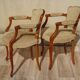 Pair of Louis XVI armchairs, upholstered in giraffe-pattern velvet