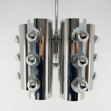 1960's italian chrom chandelier