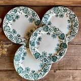 4 assiettes à dessert Nénuphar R & A Salins