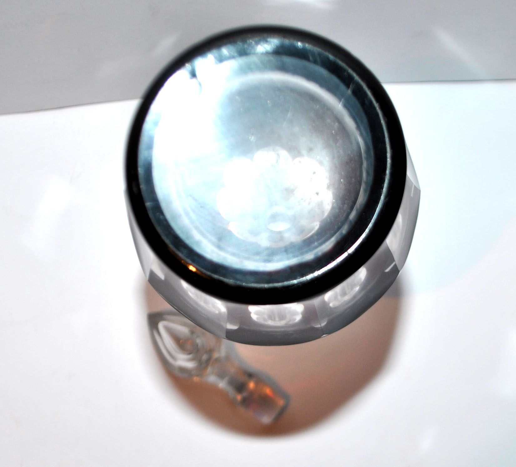 Carafe et 6 verres à liqueur Saint-Louis Bristol Joseph overlay cristal doublé