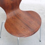 Pair of 'Series 7' chairs in rosewood by Arne Jacobsen for Fritz Hansen, 1955