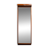 Vintage teak entrance mirror, Italy, 1950s