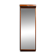 Specchio da ingresso vintage in teak, Italia, anni '50