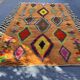 Handmade Berber rug, natural wool, 3x2 m