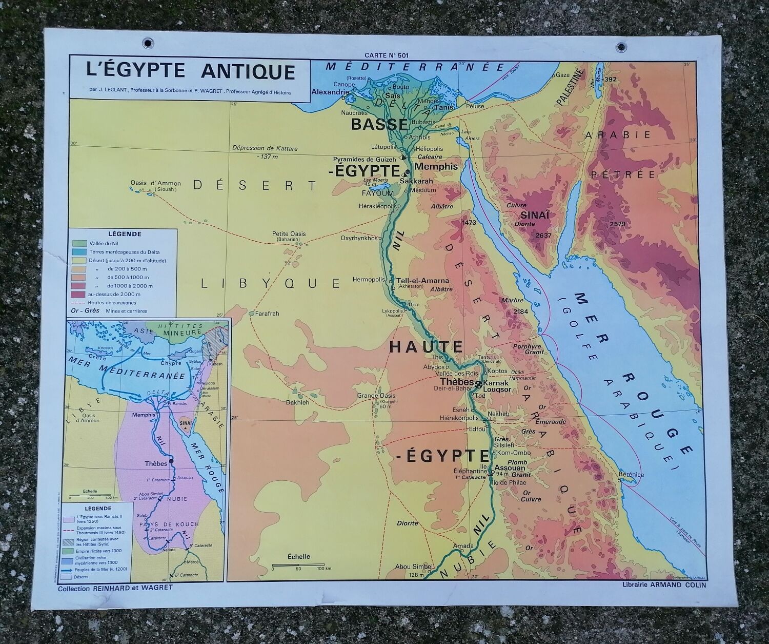 Ancient map Armand Colin History Near East Ancient and Ancient Egypt