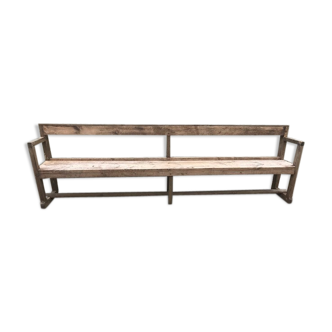 Bench in oak and fir