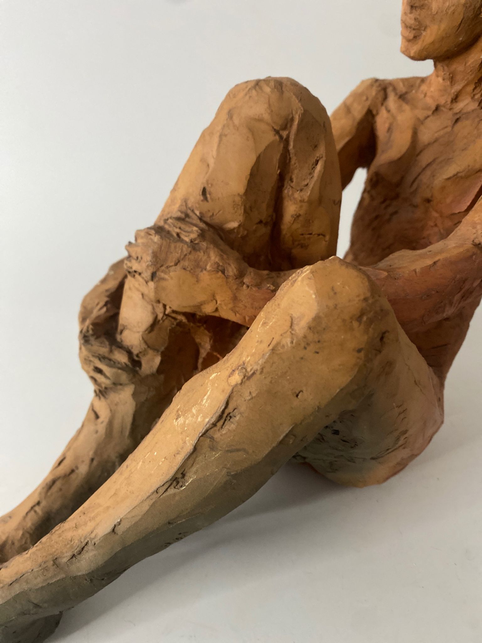 Femme nue - Sculpture en terre céramique