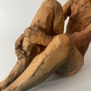 Femme nue - Sculpture en terre céramique