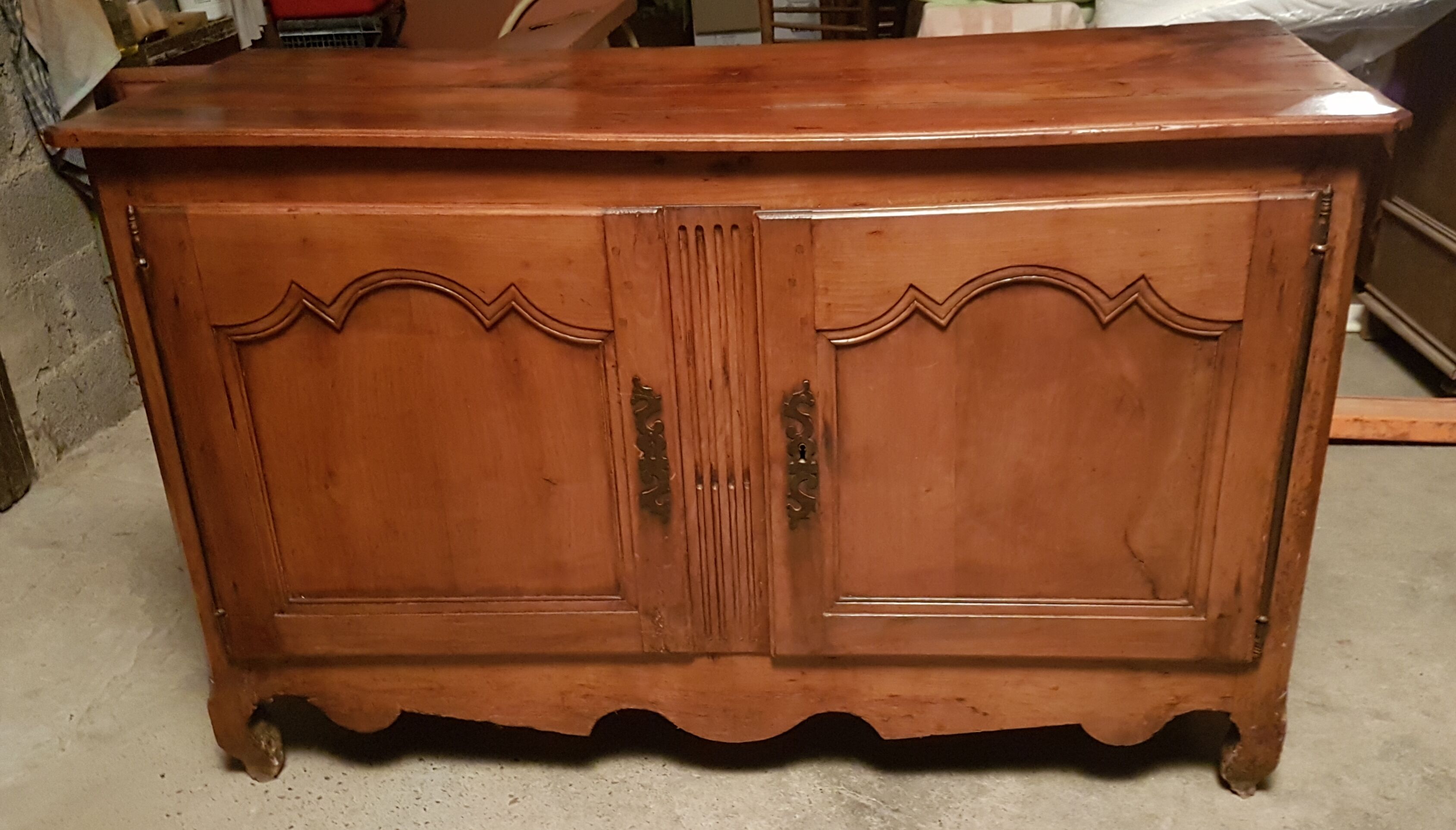 18th Louis XV country boat in cherry tree