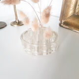Vintage glass flower pick made in France