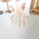 Vintage glass flower pick made in France