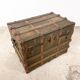 Antique american trunk chest 1900s
