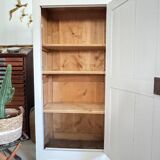 Antique vintage white Parisian wardrobe