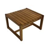 Vintage Wooden Coffee Table Karin Möbring for Ikea 70's Design