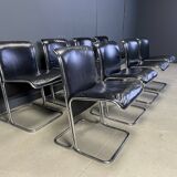 Set of 8 Calla chairs by Antonio Ari Colombo dining chairs, 1970s