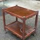 Vintage rolling bar side table from the 1930s.