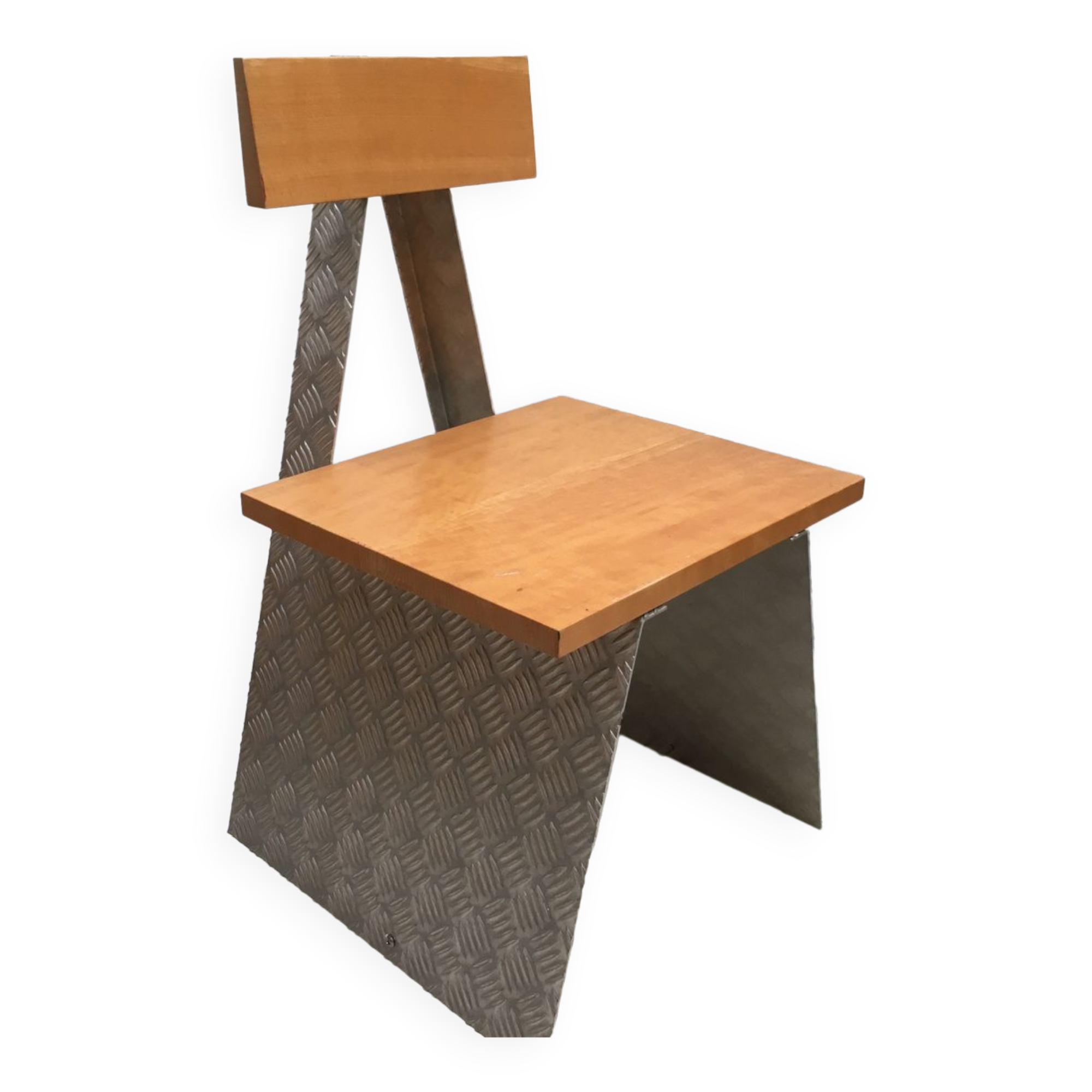 Chaise design en aluminium