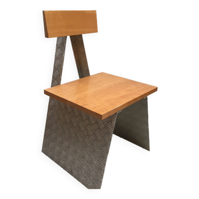 Chaise design en aluminium
