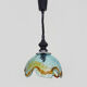 Vintage hanging lamp in blown Murano glass. 70s