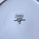 Round hollow plate Corsica Digoin Sarreguemines Blue Art Deco