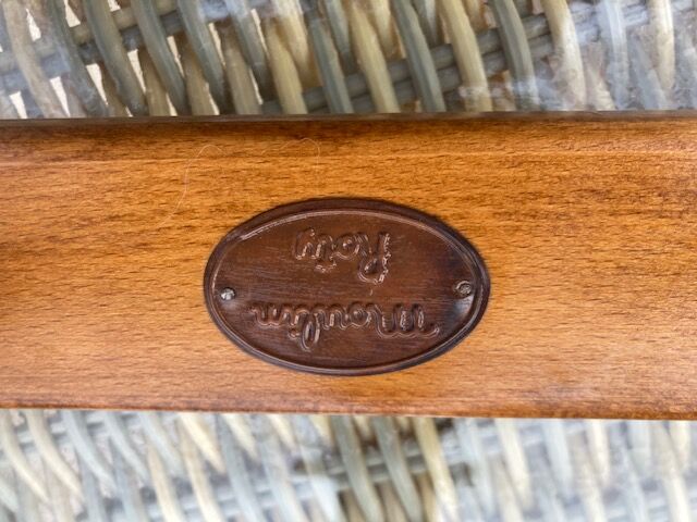 Wood/rattan rocking horse Moulin Roty