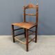 Ensemble de six chaises de cuisine anglaises anciennes