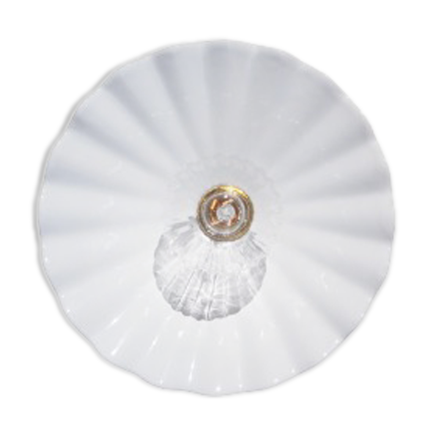 White ceramic wall lamp