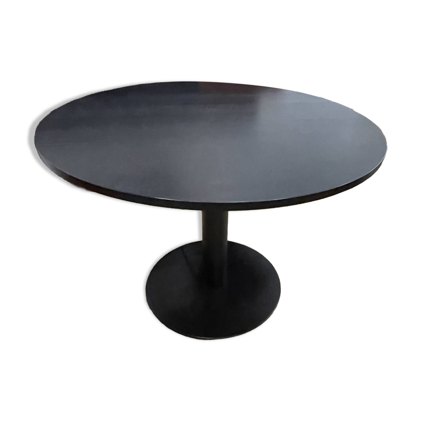 MEETING TABLE DIAMETER 100 cm BLACK BASE