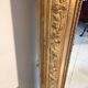 Louis XVI style and 19th century fireplace mirror