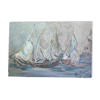 Tableau peinture marine