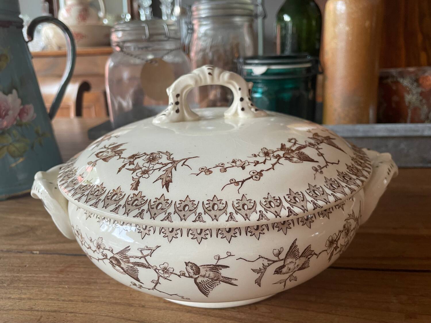 Very rare, soup tureen M Chanut, E. Primard Paris.