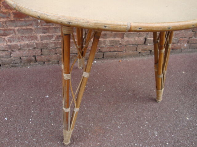 Table round rattan