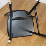 Black Scandinavian chair