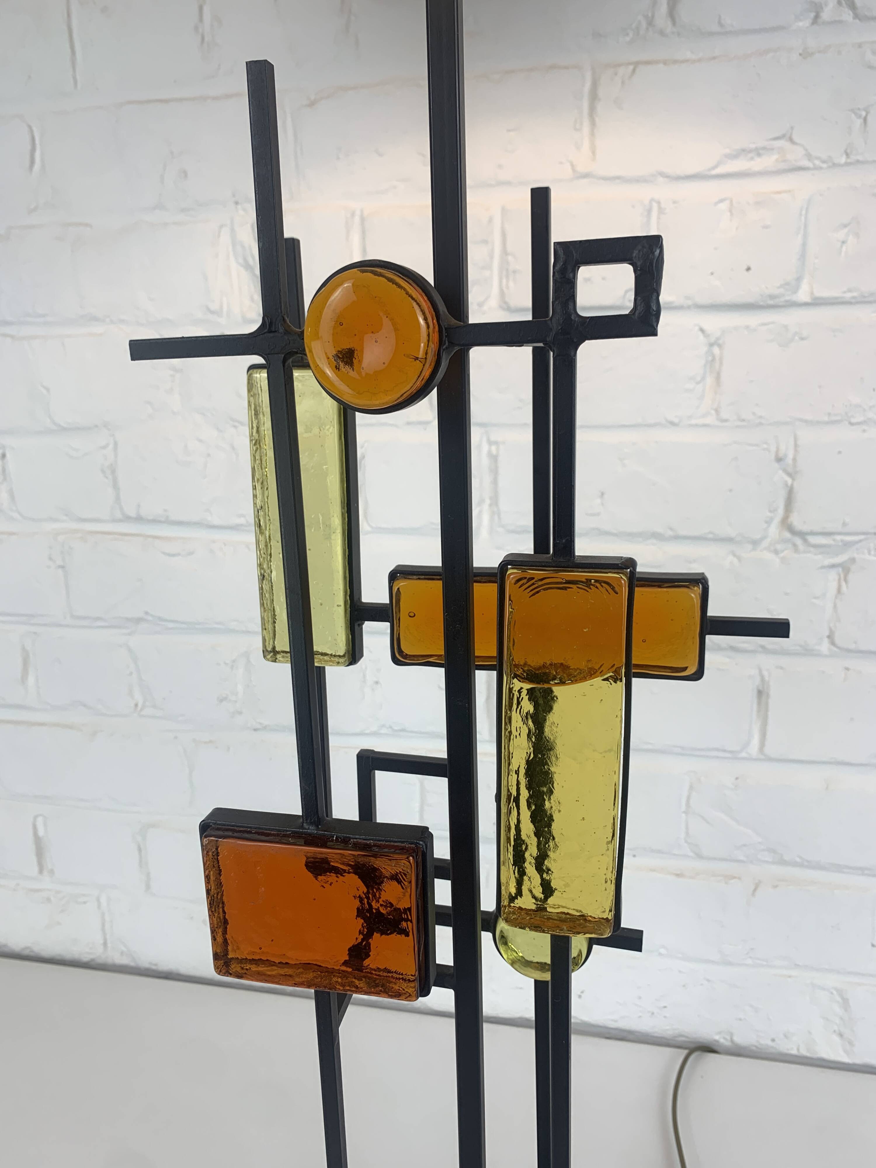 Modernist table lamp by Svend Aage Holm Sorensen, Denmark 1960s