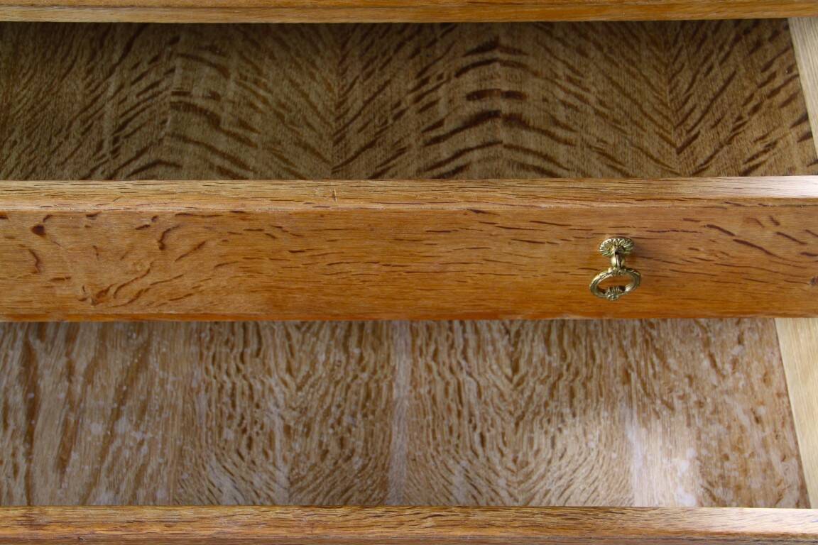 Vintage Danish modern oak dresser attributed to Kjærnulf, 1960s